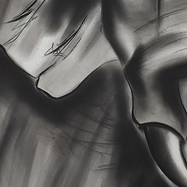 Belleza de elefante pintada a mano