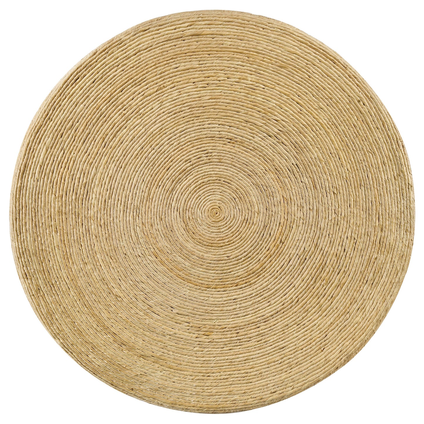 Juego de mesa de centro y auxiliar de ratán Artina, color natural