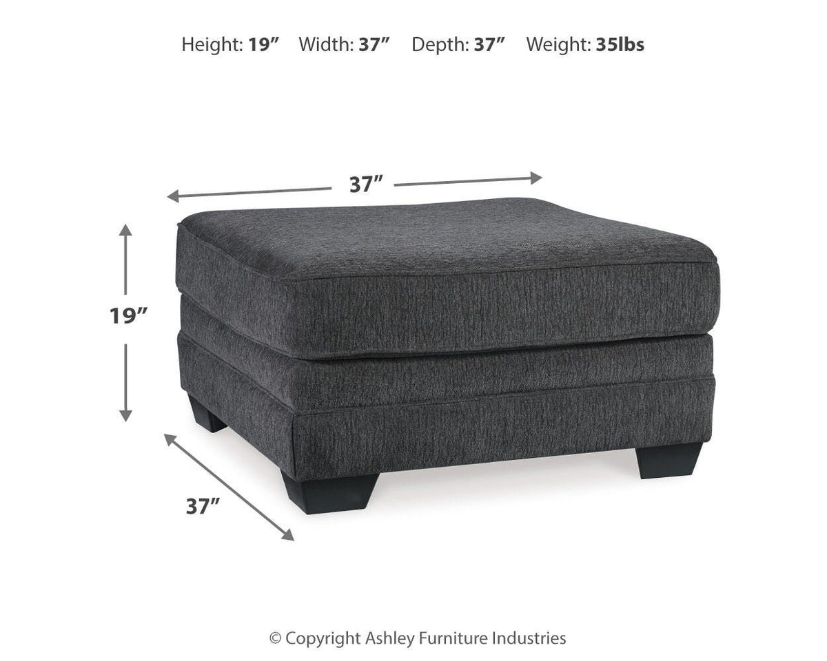 Tracling Oversized Accent Ottoman