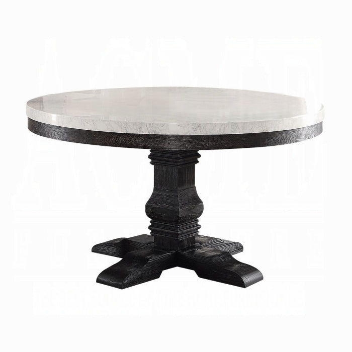 Mesa de comedor redonda Nolan de 54" de diámetro