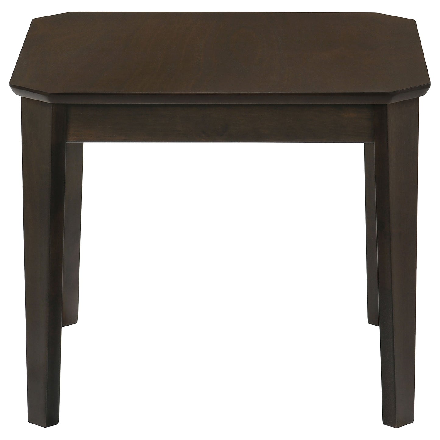 Juego de mesa de centro y auxiliar Amaro marrón oscuro