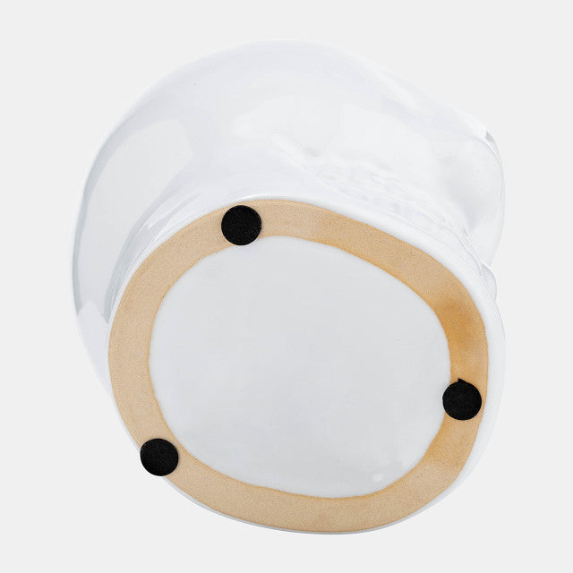 Vela perfumada de cerámica con forma de calavera de 5 pulgadas