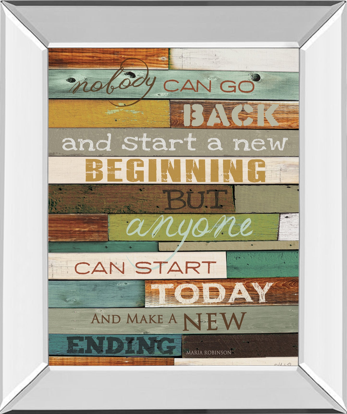 Mirrored Frame Make A New Ending By Marla Rae
