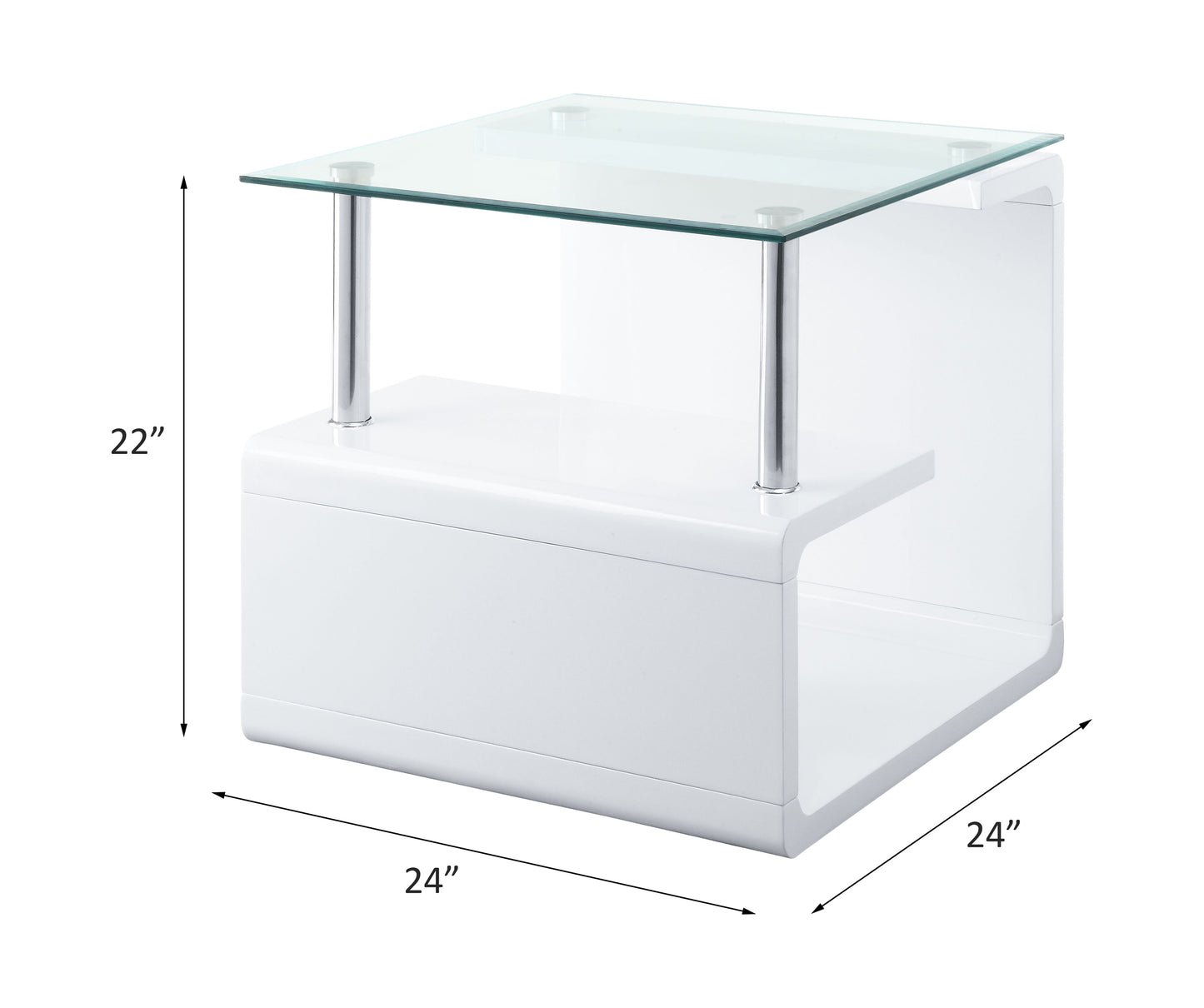 Nevaeh Rectangular End Table