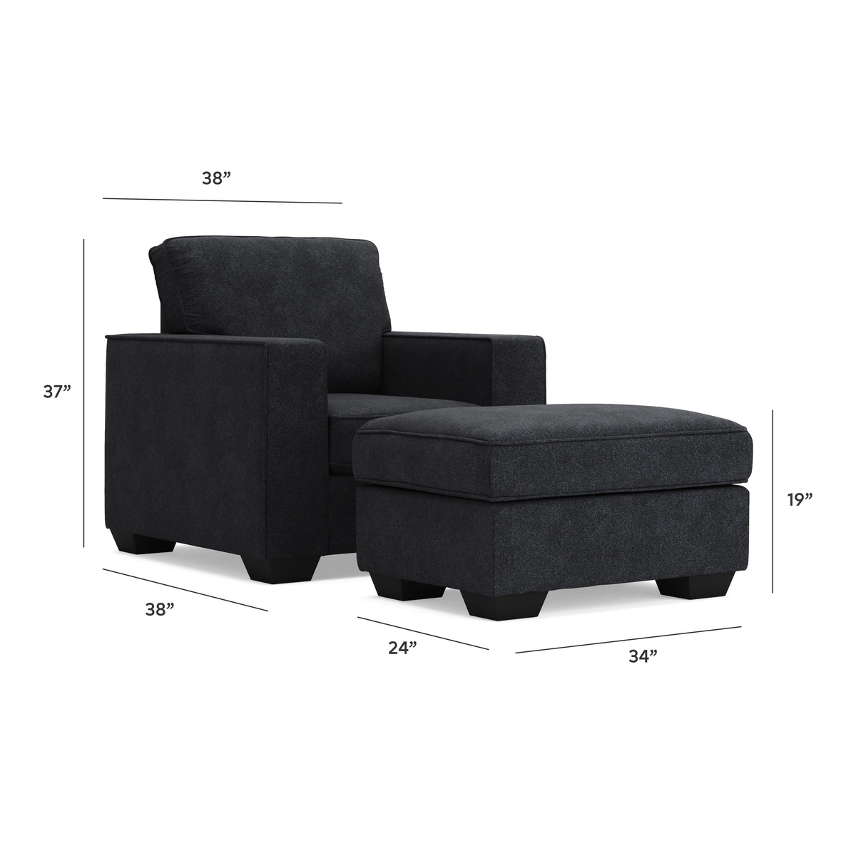 Altari Chair and Ottoman