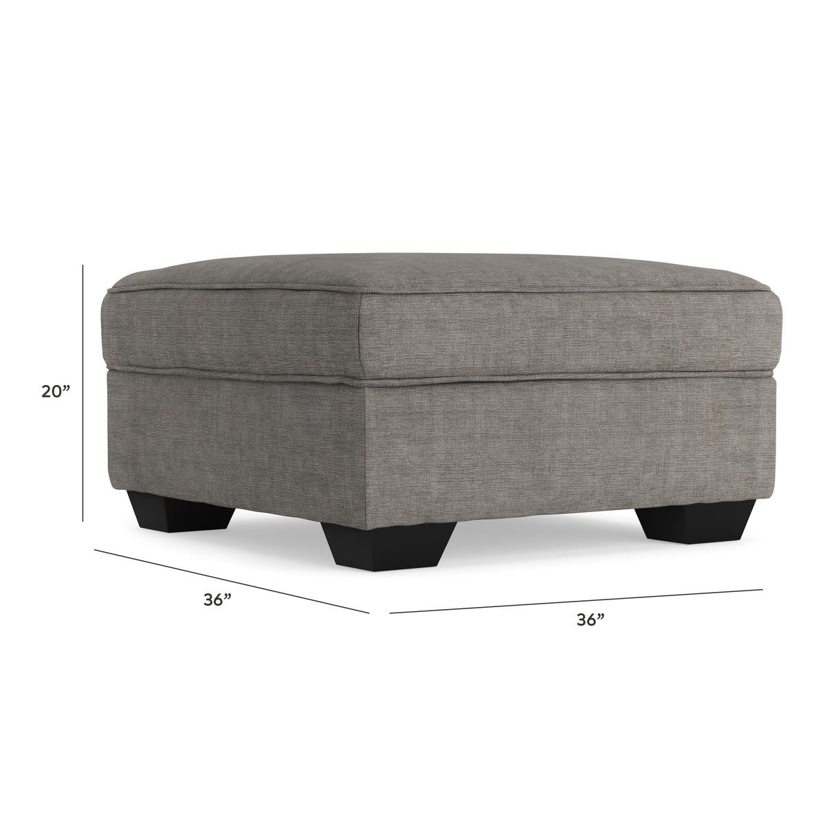Altari Oversized Accent Alloy Ottoman