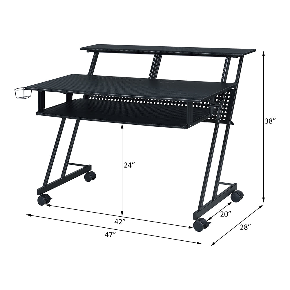 Suitor Music Recording Studio Desk - Black