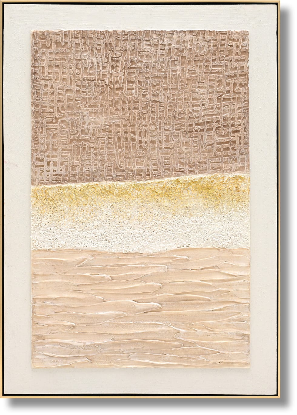 ''Sand Dune Texturescape'' 3D Canvas in Frame