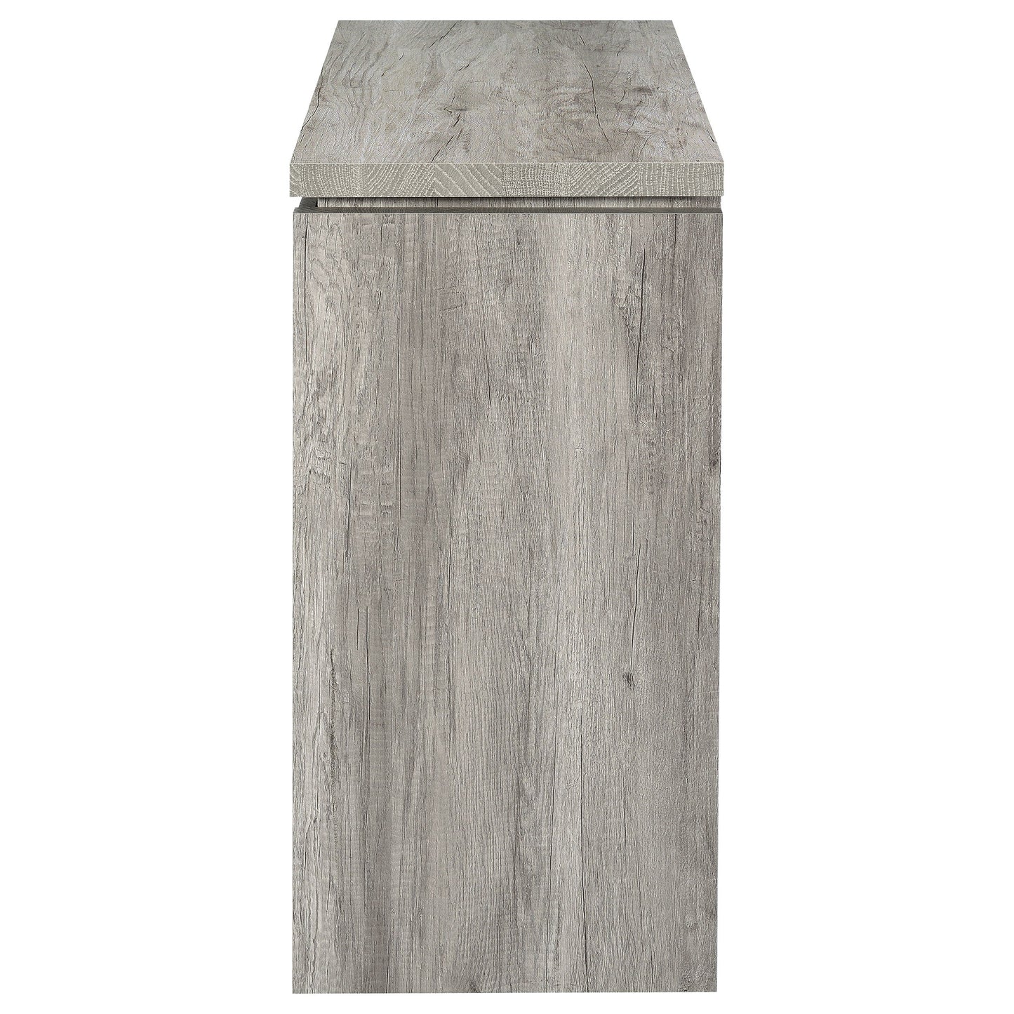 Alejo 2-door Engineered Wood Tall Cabinet Grey Driftwood