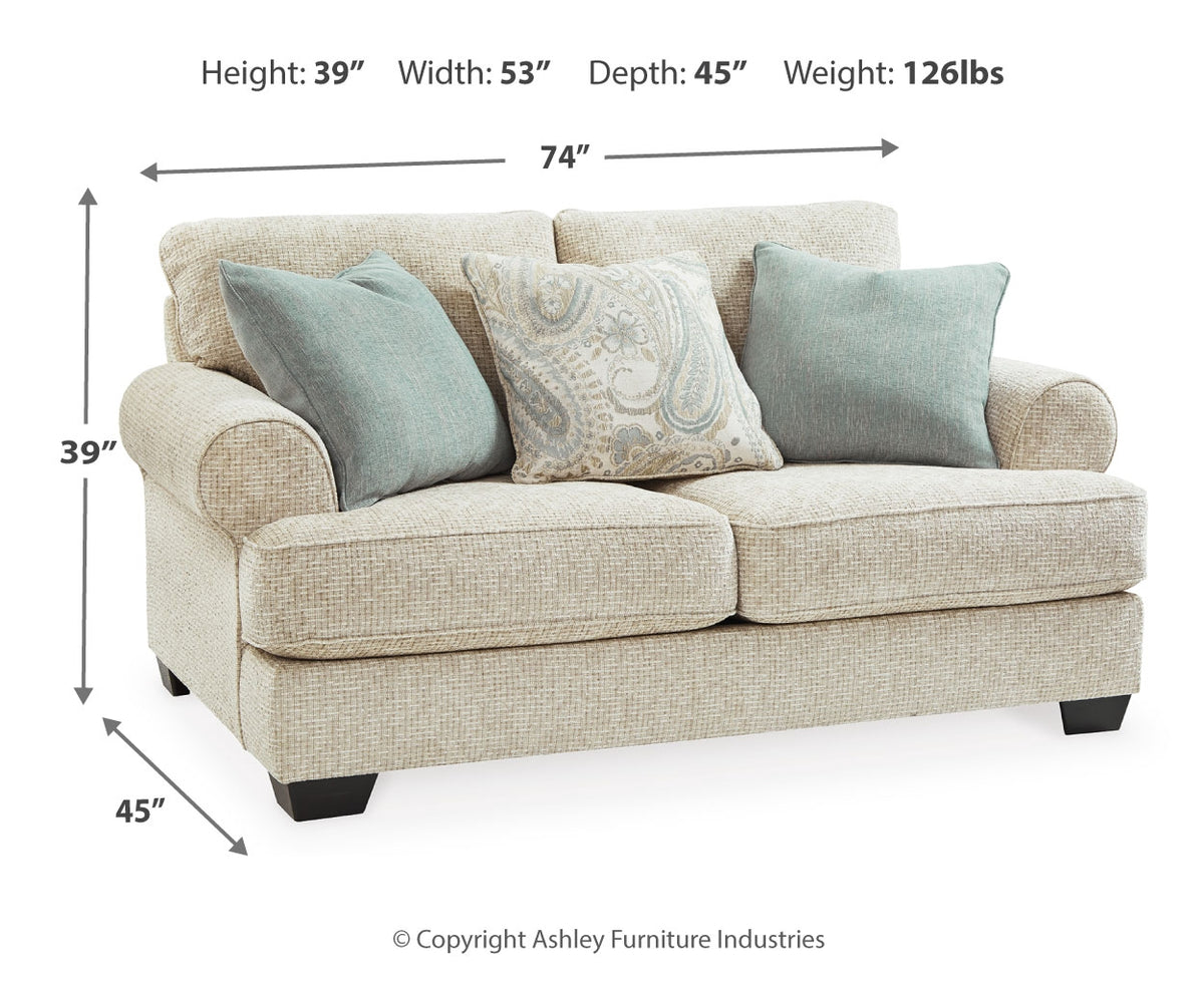 Monaghan Sofa, Loveseat, Chair and Ottoman