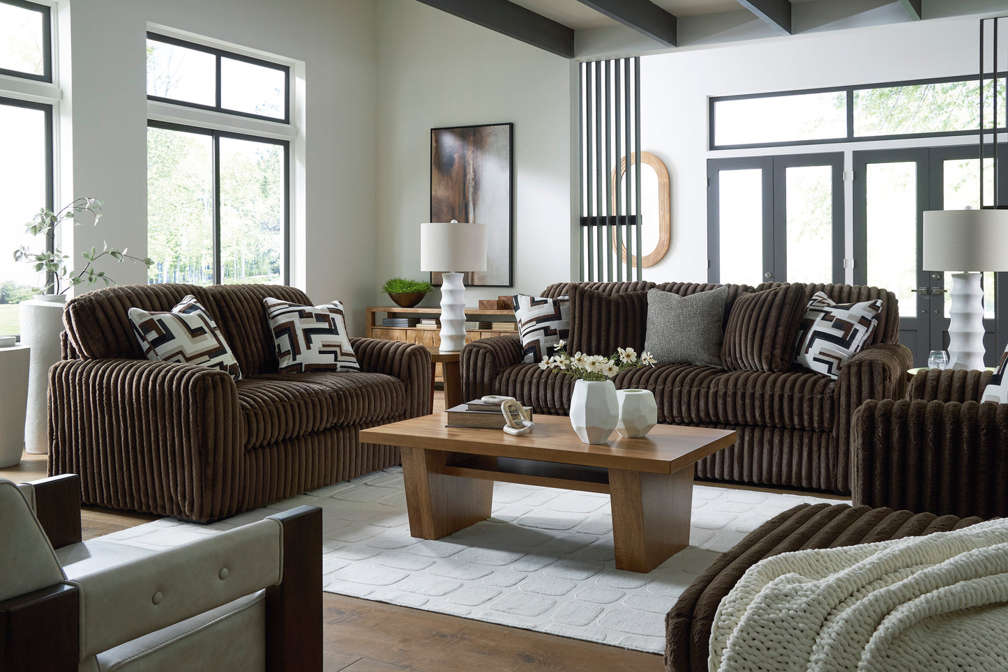 Midnight-Madness 2PC Living Room Set