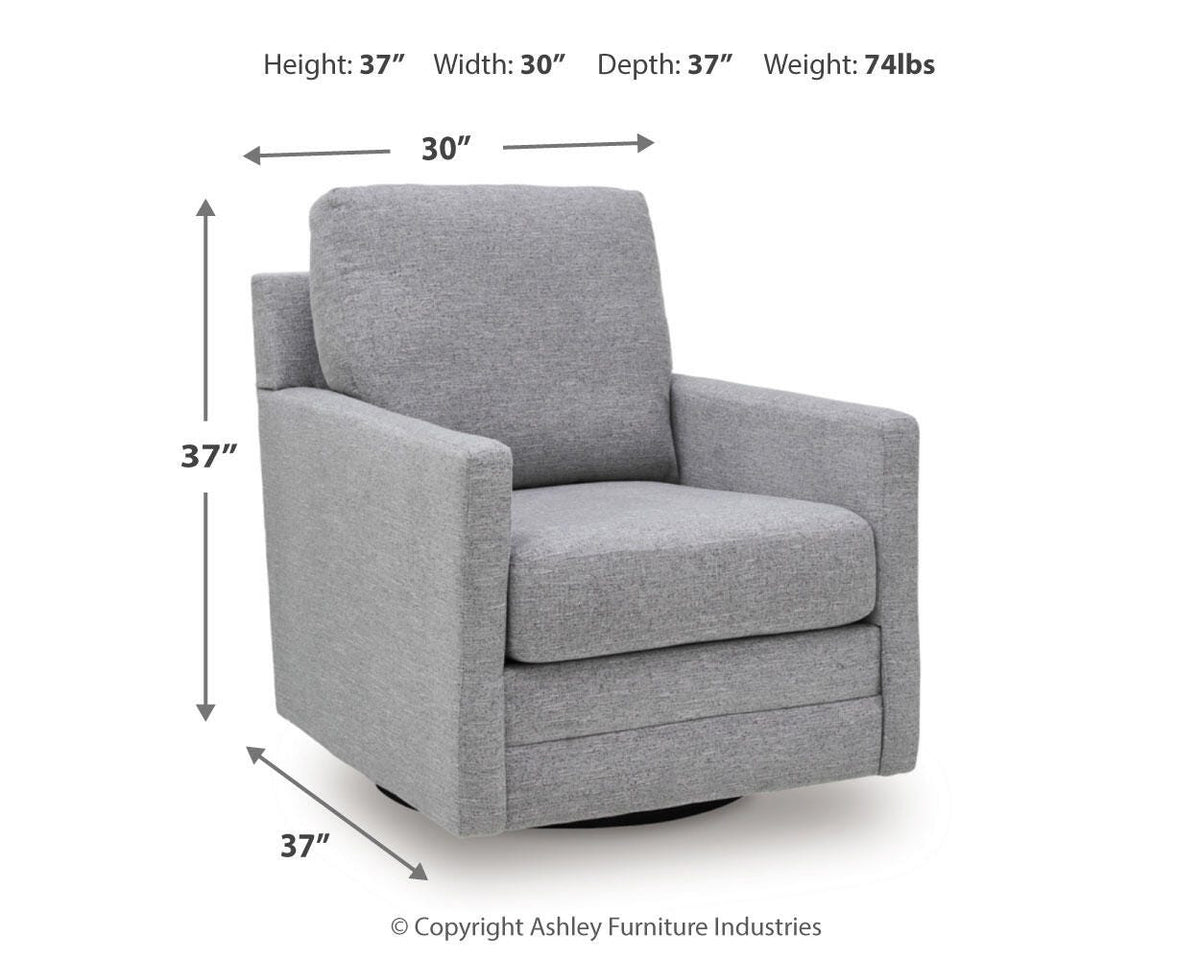 Freybourne Next-Gen Nuvella Swivel Accent Chair