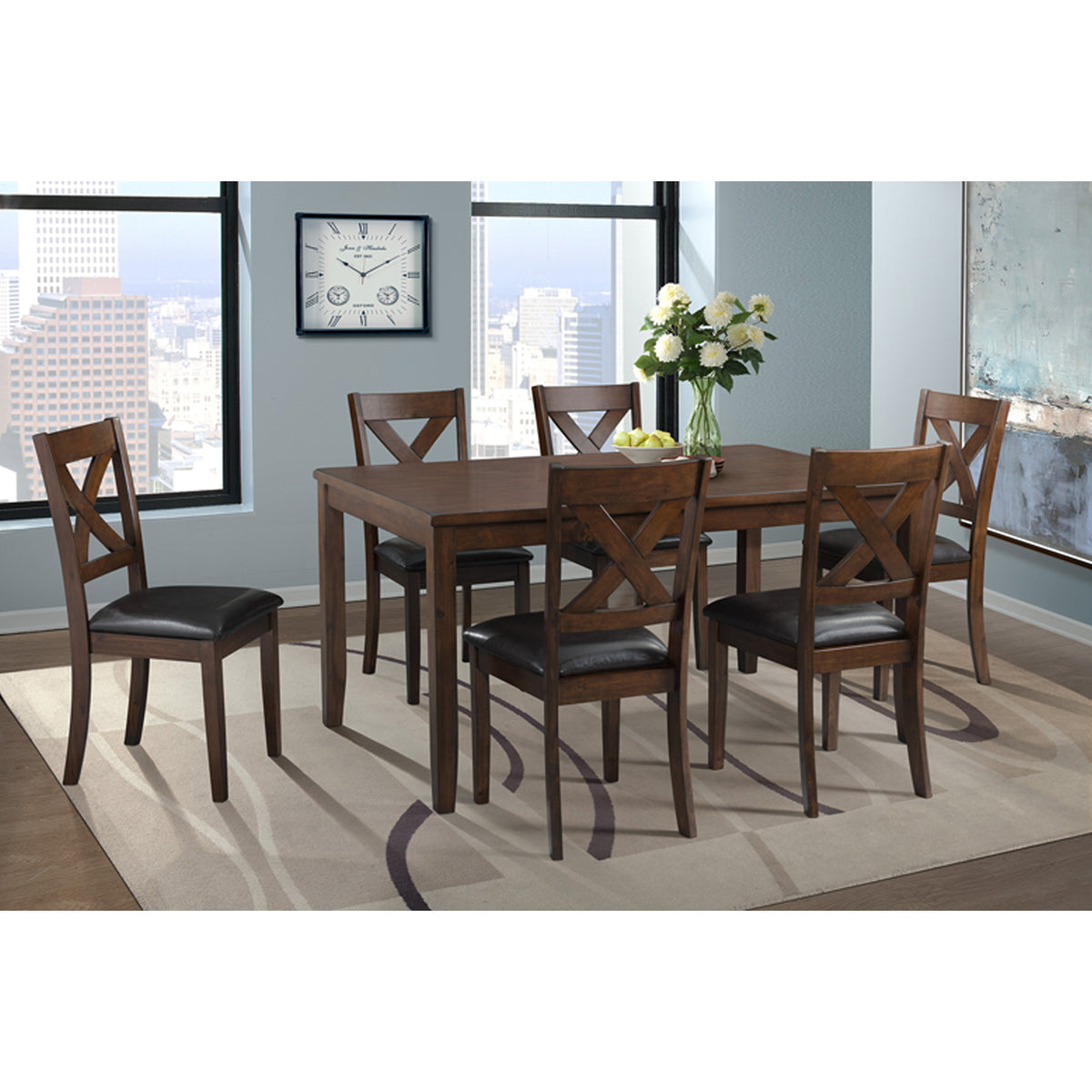 Alex Dining Side Chair Espresso (2 Per Pack)