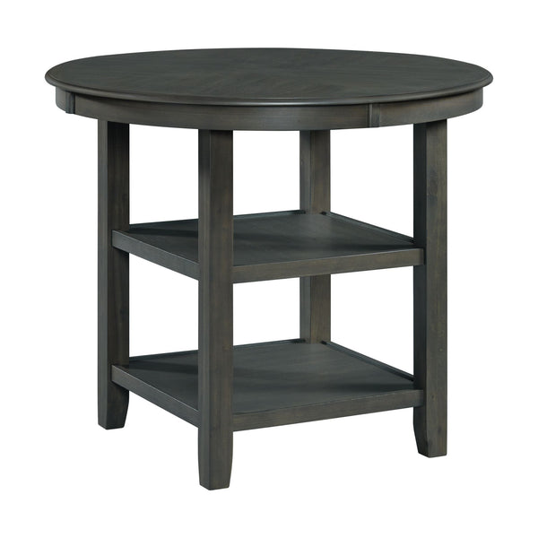 Amherst Counter Table W/Wood Leg Grey Finish