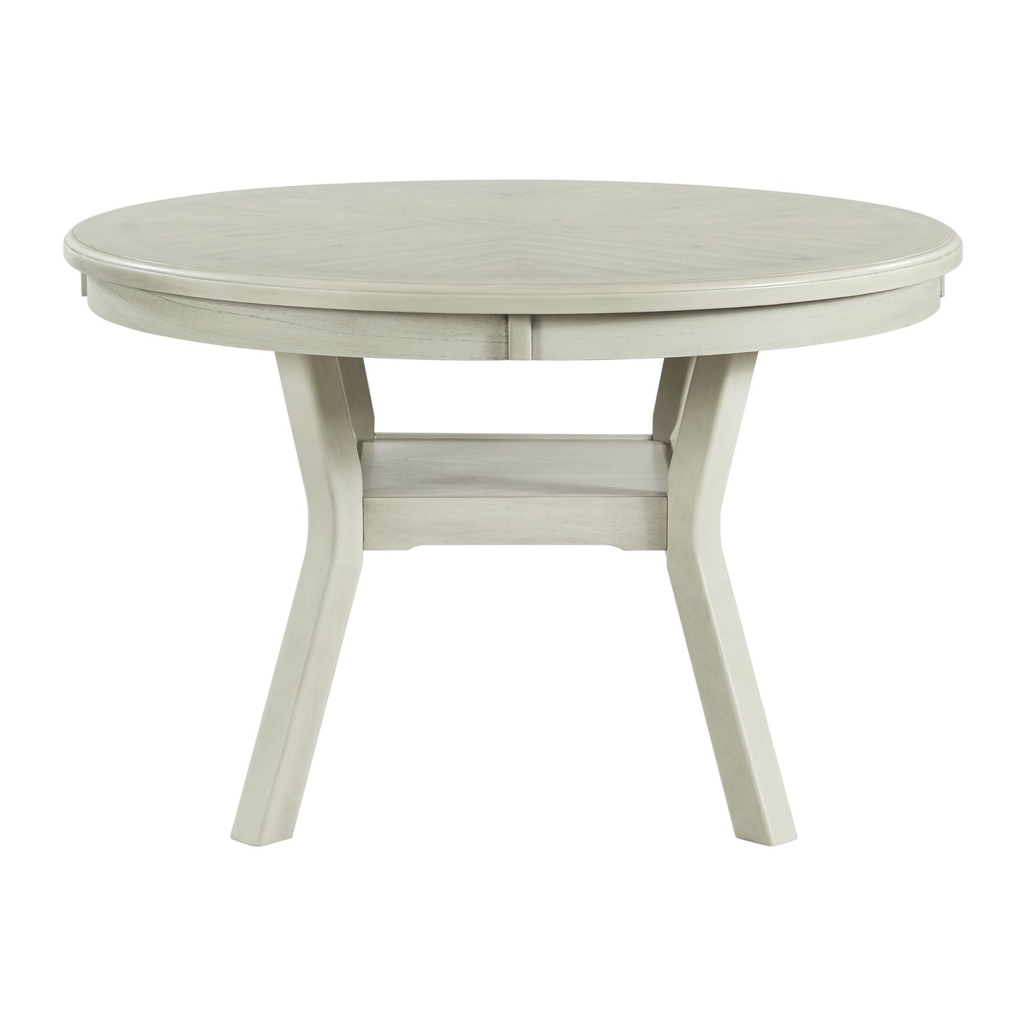 Amherst Dining Table w/Wood Leg White Finish
