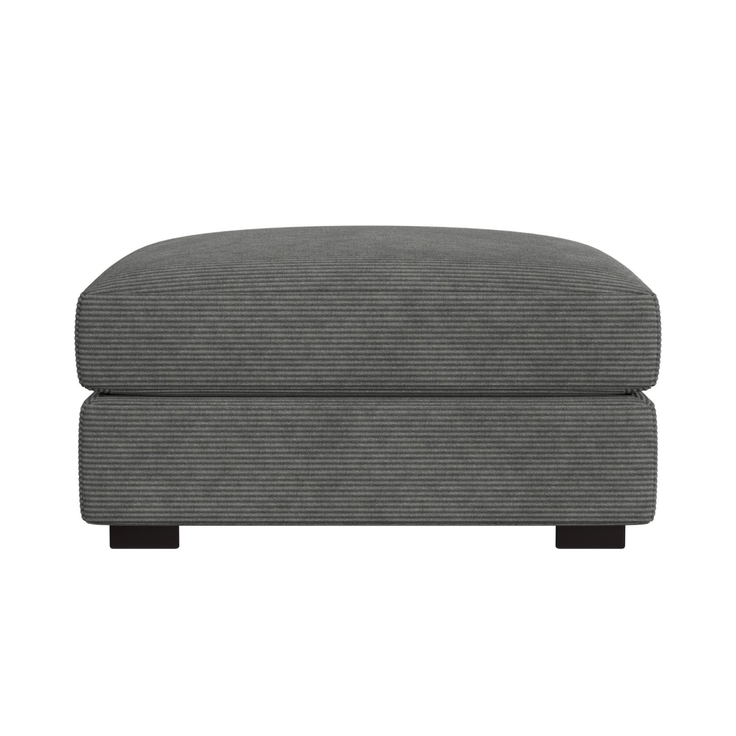 Arizona Modular Ottoman in Steno Charcoal