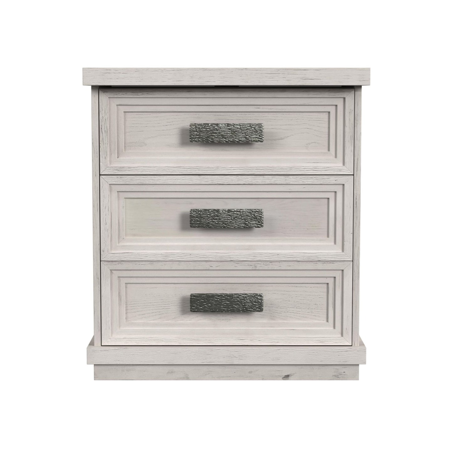 Avalanche 3-Drawer Nightstand with USB in Antique White