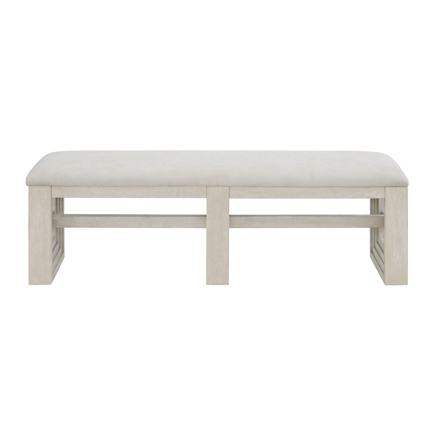 Avalanche Dining Bench in Antique White
