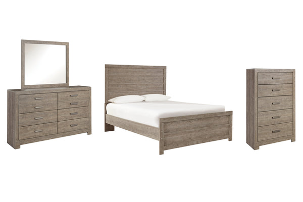 Culverbach Full Panel Bed, Dresser, Mirror and Chest