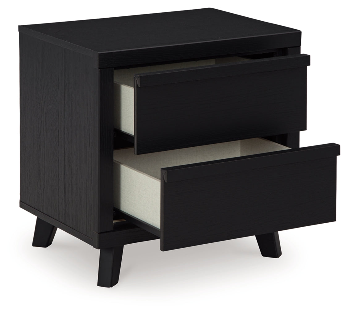 Danziar Queen Slat Panel Bed, Dresser, Mirror and Nightstand