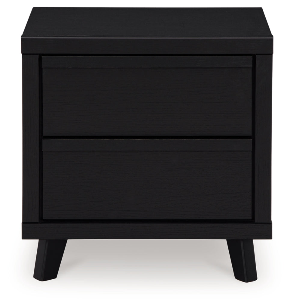 Danziar King Slat Headboard, Dresser, Mirror, Chest and Nightstand
