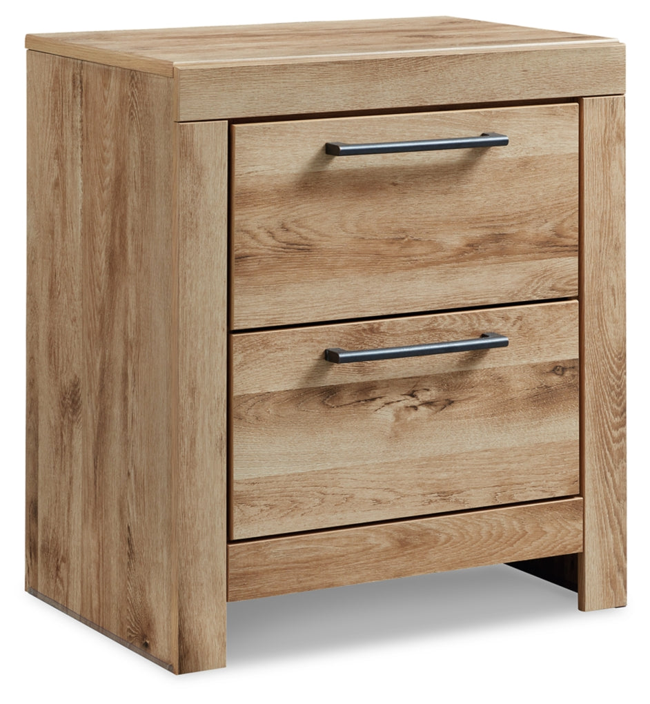 Hyanna Twin Panel Bed with 1 Side Storage, Dresser, Mirror and Nightstand