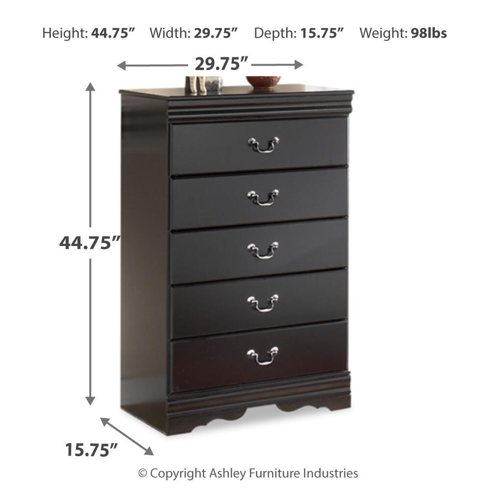 Huey Vineyard Five Drawer Chest