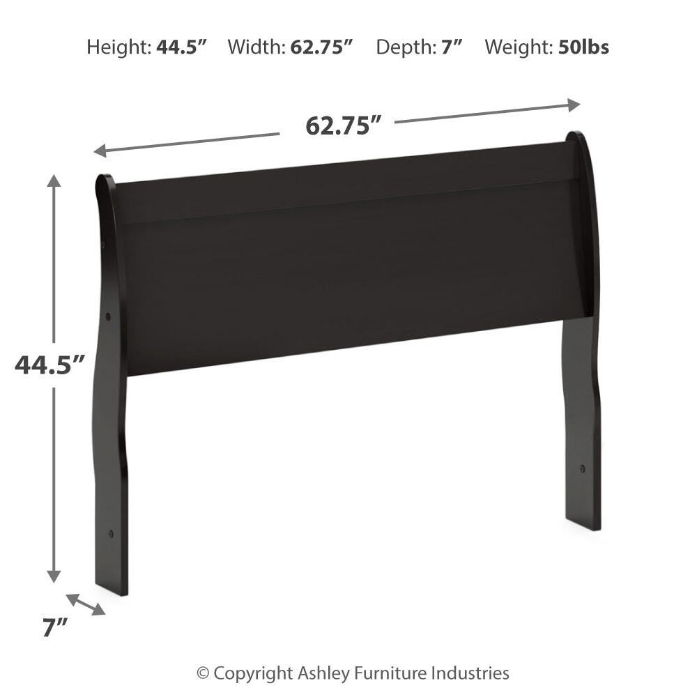Huey Vineyard Queen Sleigh Headboard
