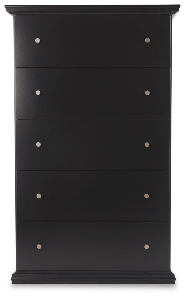 Maribel Twin Panel Bed, Dresser, Mirror and Chest