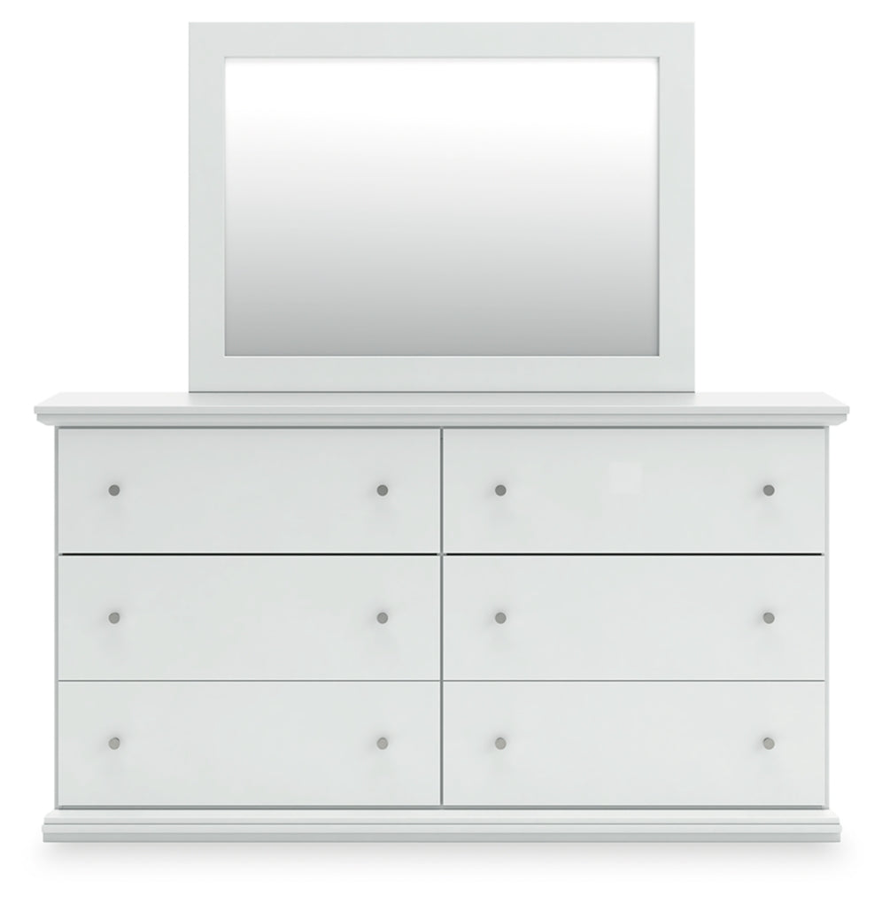 Bostwick Shoals Twin Panel Bed, Dresser, Mirror and Chest