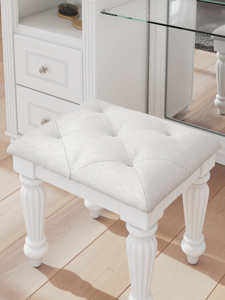 Maylilly Vanity Upholstered Stool