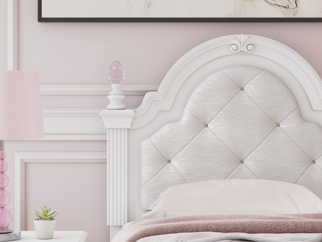 Maylilly Twin Upholstered Panel Bed