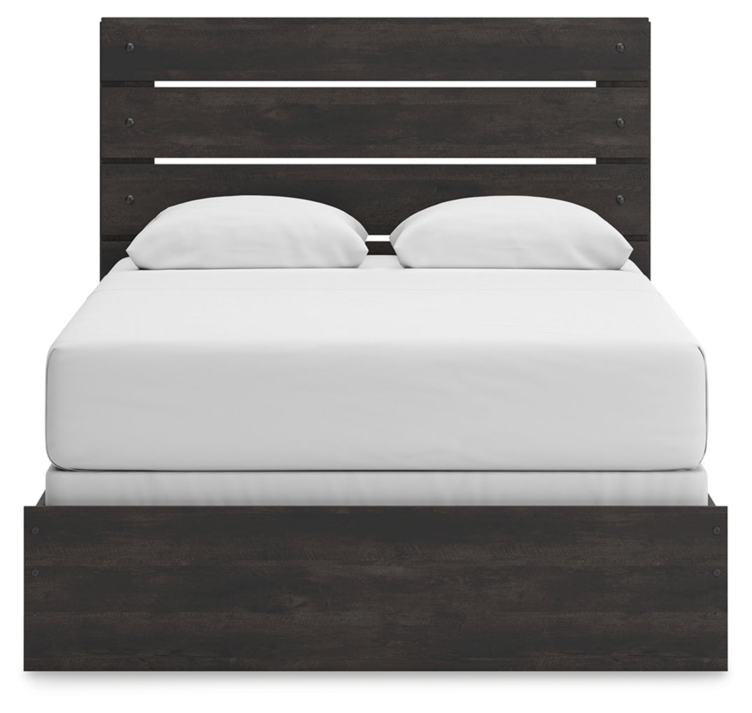 Hollivern Queen Panel Bed, Dresser and Mirror