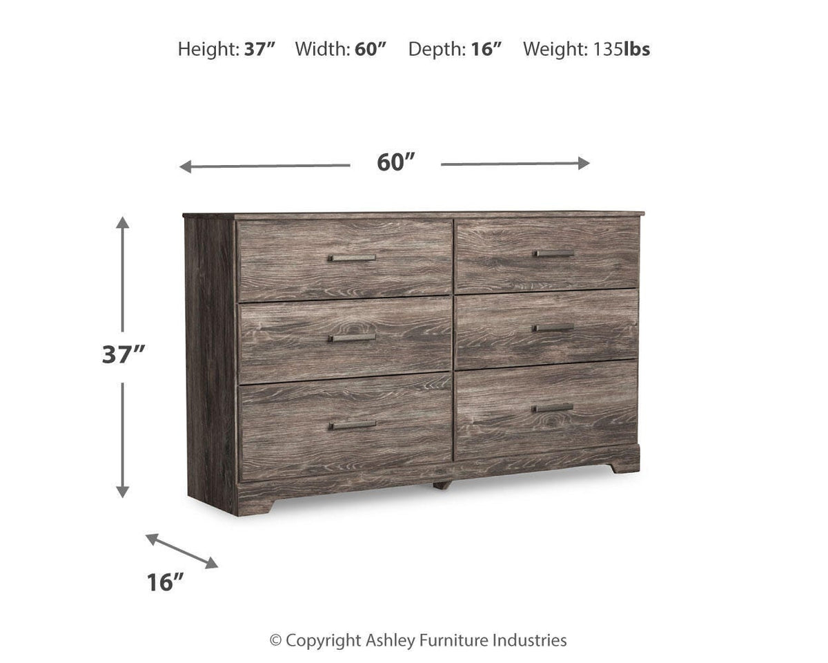 Ralinksi Six Drawer Dresser