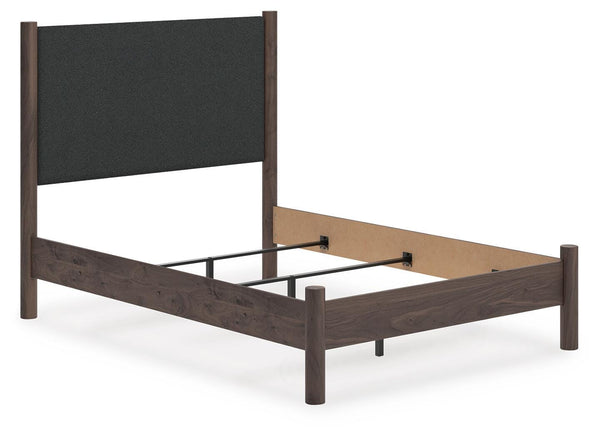 Cadmori Full Upholstered Panel Bed