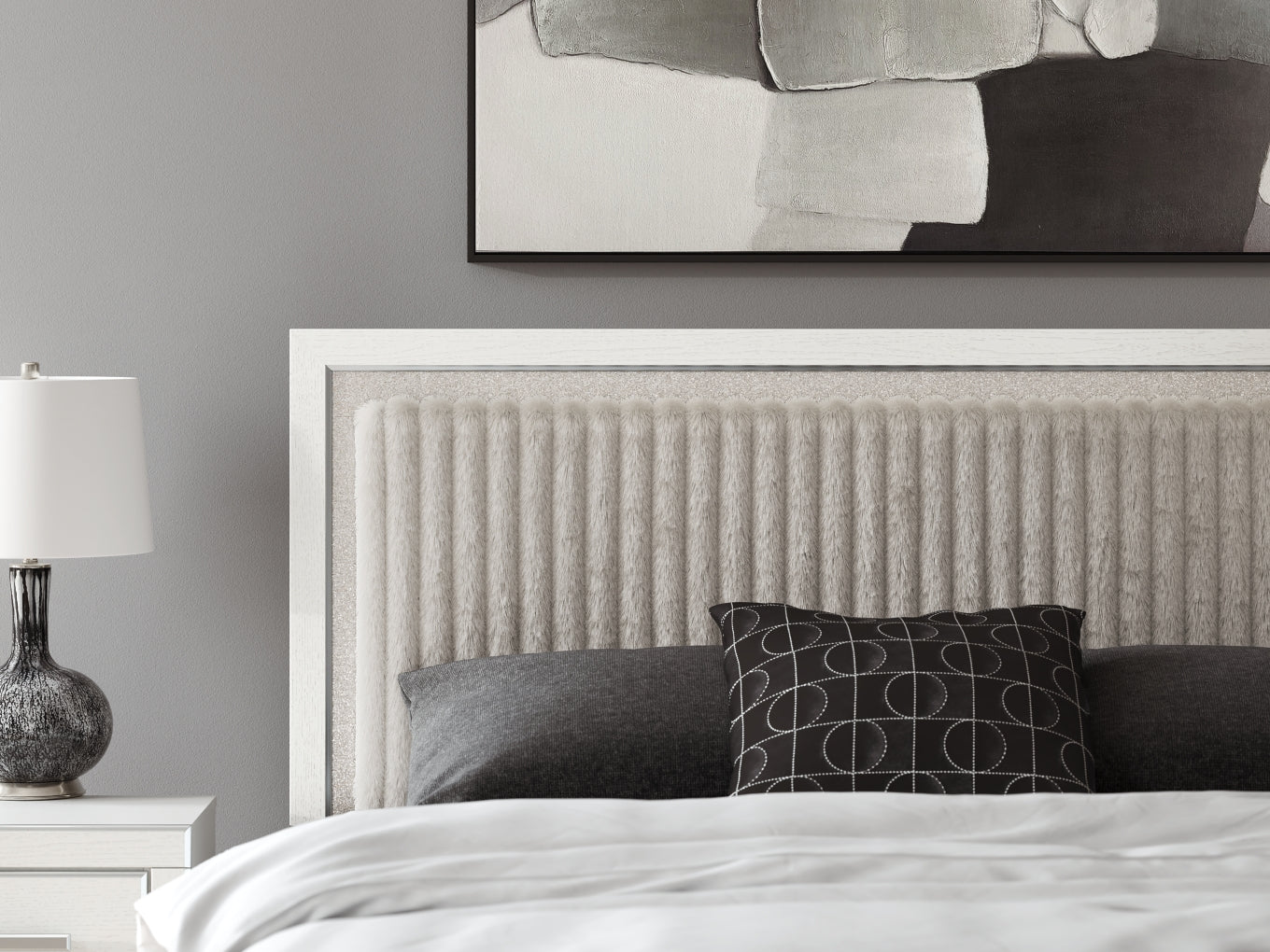Birmonton King Upholstered Panel Bed