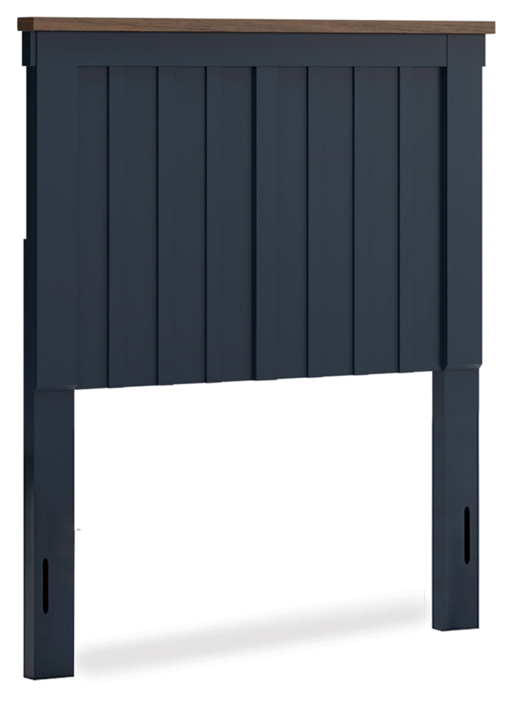 Landocken Twin Panel Headboard, Dresser, Mirror and Nightstand