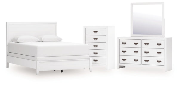 Binterglen Queen Panel Bed, Dresser, Mirror and Chest