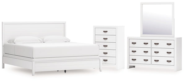 Binterglen King Panel Bed, Dresser, Mirror and Chest