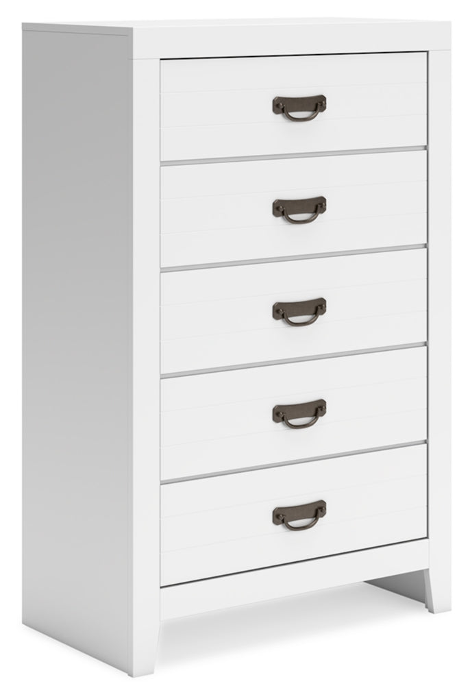 Binterglen Full Panel Bed, Dresser, Mirror and Chest