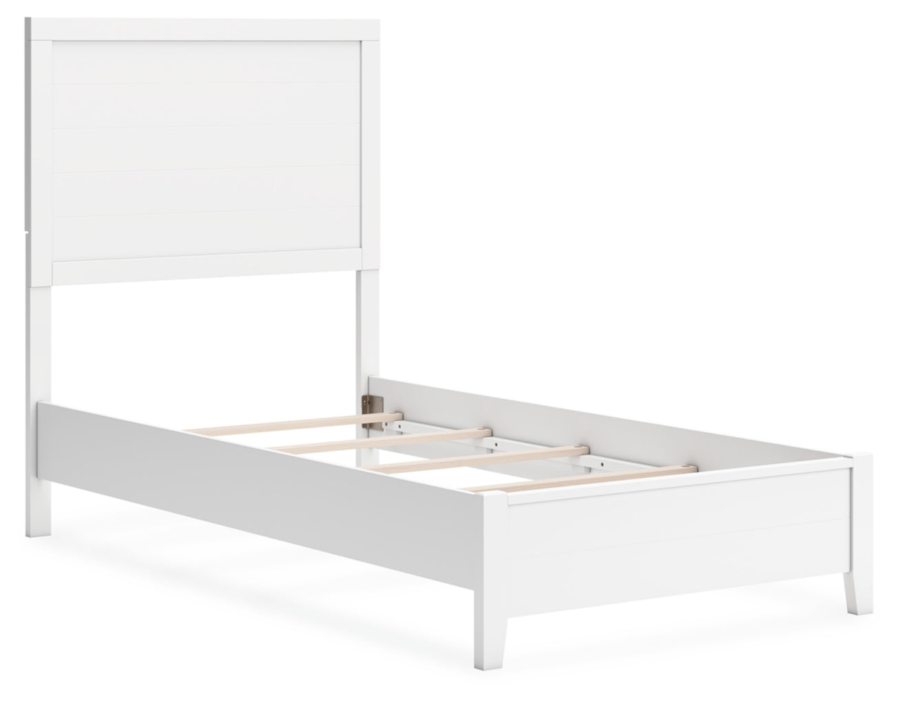 Binterglen Twin Panel Bed with Mirrored Dresser and Nightstand