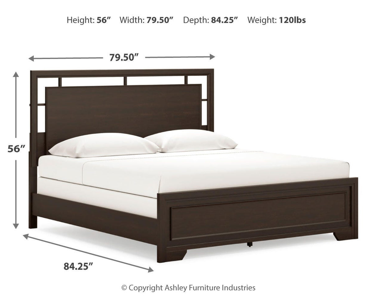 Covetown King Panel Bed
