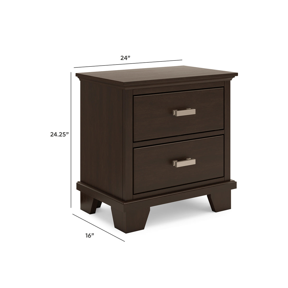 Covetown Two Drawer Night Stand