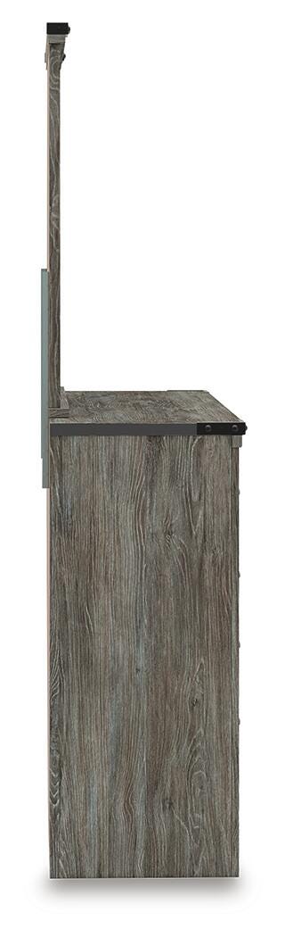 Frandern Full Panel Bed, Dresser and Mirror
