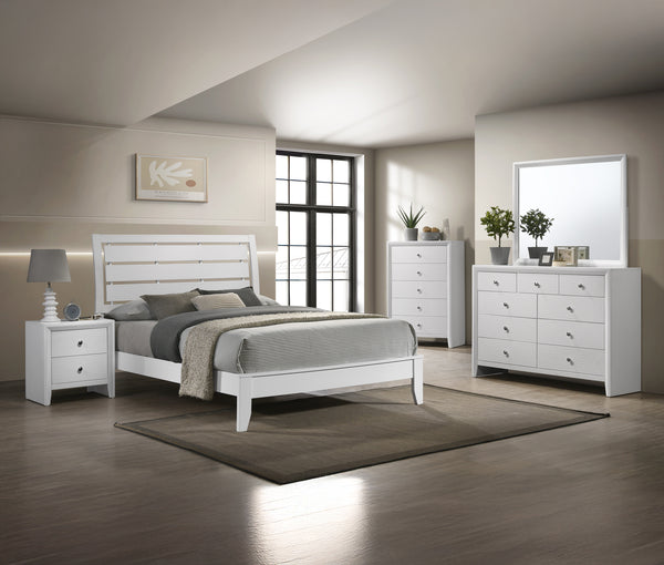 Evan Dresser Mirror White