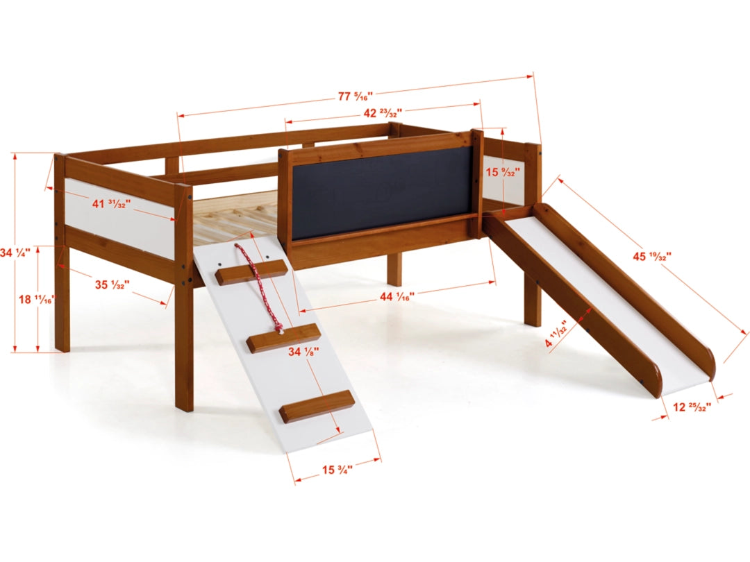 Twin Art Play Junior Low Loft Bed