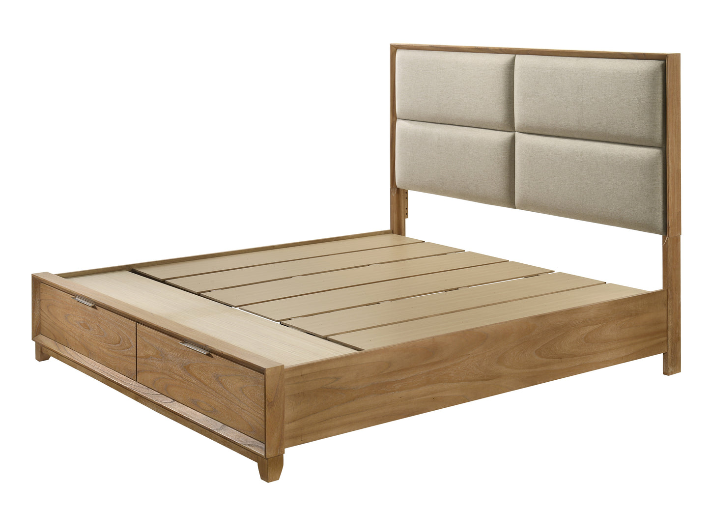 Florian Platform Storage Bed
