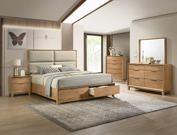 Florian Platform Storage Bed