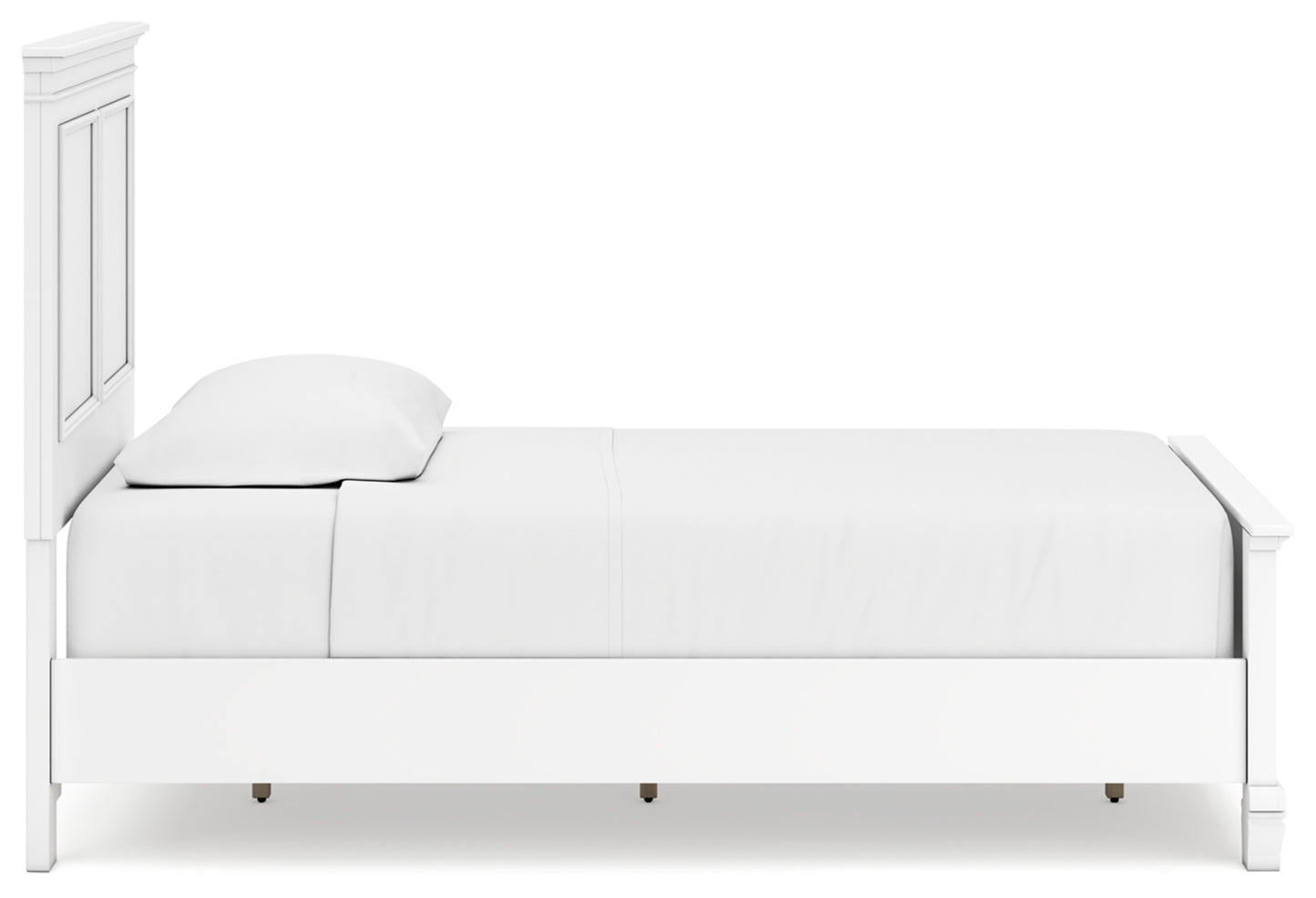 Fortman Twin Panel Bed with Mirrored Dresser and Chest
