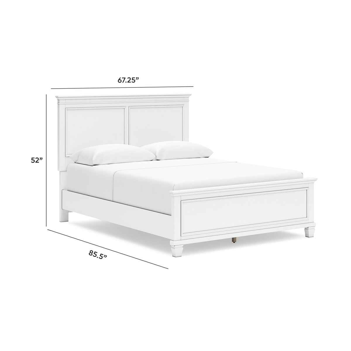 Fortman Queen Panel Bed